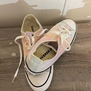 Converse size women 10 tie dye all star sneakers